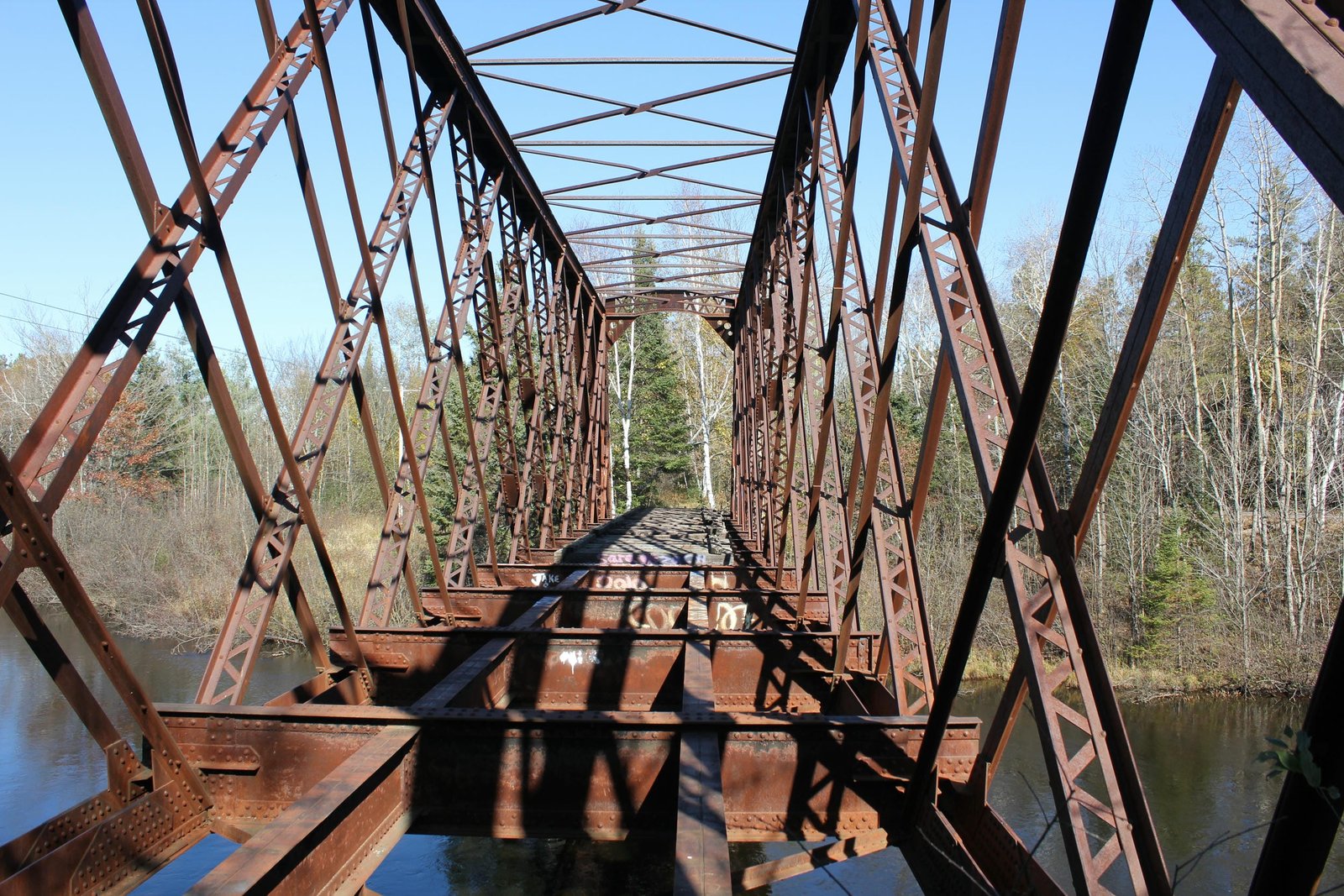 Inside truss